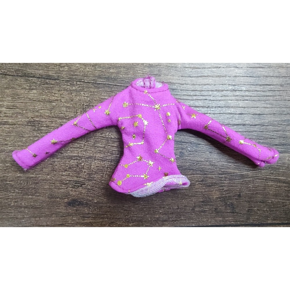 Monster High Doll G3 Clawdeen Wolf Day Out Purple Constellation Top Shirt Z34
